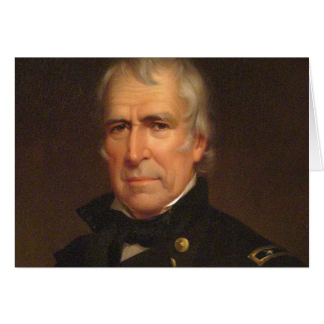 Zachary Taylor Hälsningskort (Framsidan Horizontal)