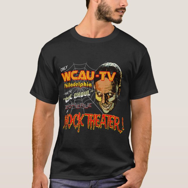 Zacherle the Cool Ghoul family boy girl family fri T Shirt (Framsida)