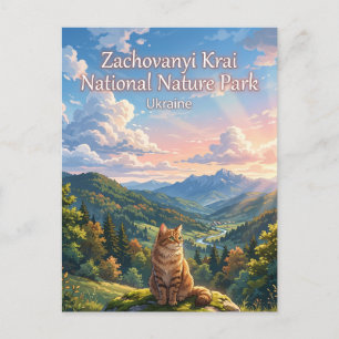 Zachovanyi Krai Nationalpark Ukraina Vykort