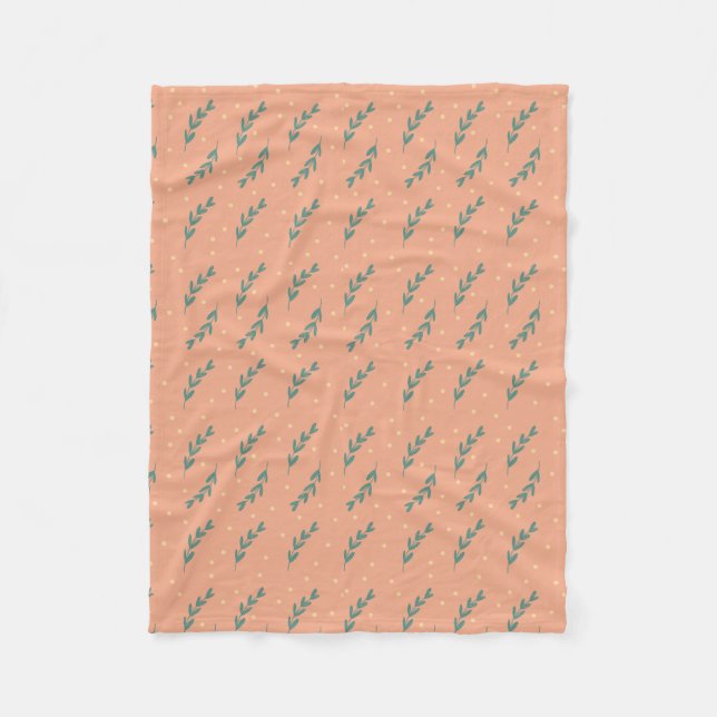 Zachte fleece met vrolijke botanische print (Framsidan)