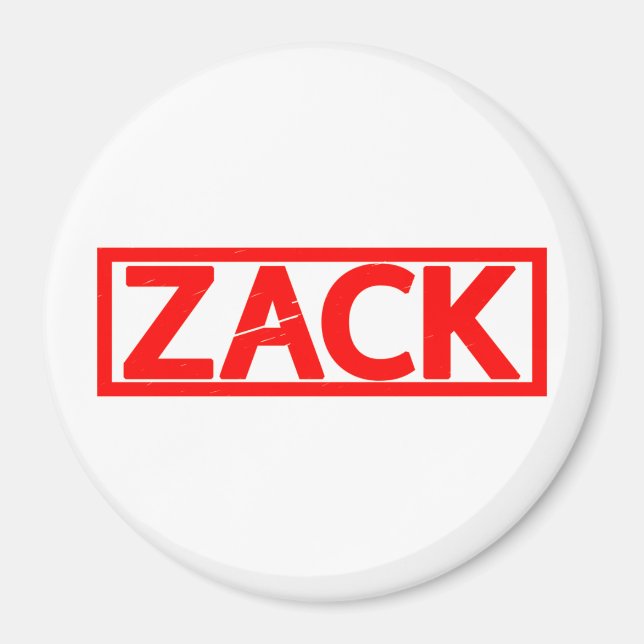 Zack Frimärke Magnet (Framsidan)