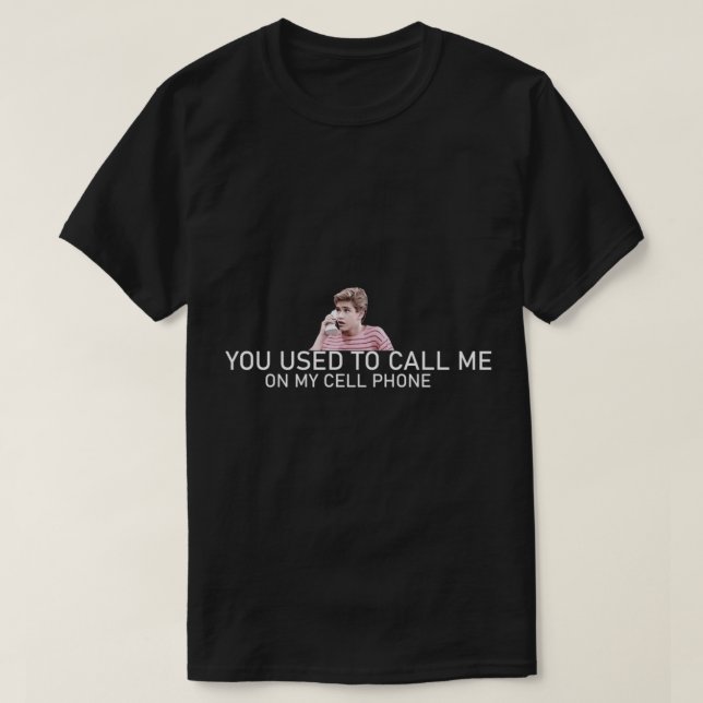 Zack Morris Du brukade ringa mig T Shirt (Design framsida)