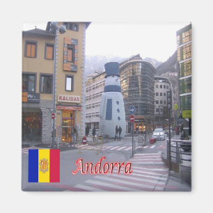 zAD004 - Andorra - Regionens ledning - jul Magnet