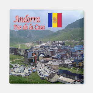zAD005 - PAS DE LA CASA - Andorra - Fridge Magnet