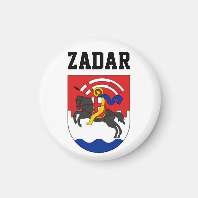 Zadar-jackat av arm (Kroatien) Magnet (Framsidan)
