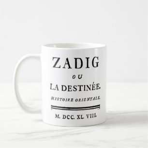 Zadig, eller Bok av ödet - Descartes Kaffemugg