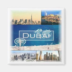 zAE006 DUBAI, Förenade Arabemiraten, Fridge Magnet