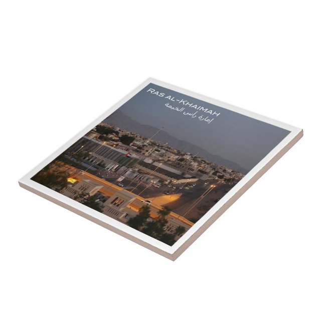 zAE022 RAS AL-KHAIMAH, UAE, Mellan östern, Kakelplatta (Sidan)