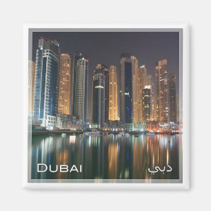 zAE043 DUBAI marina, Förenade Arabemiraten, Fridge Magnet