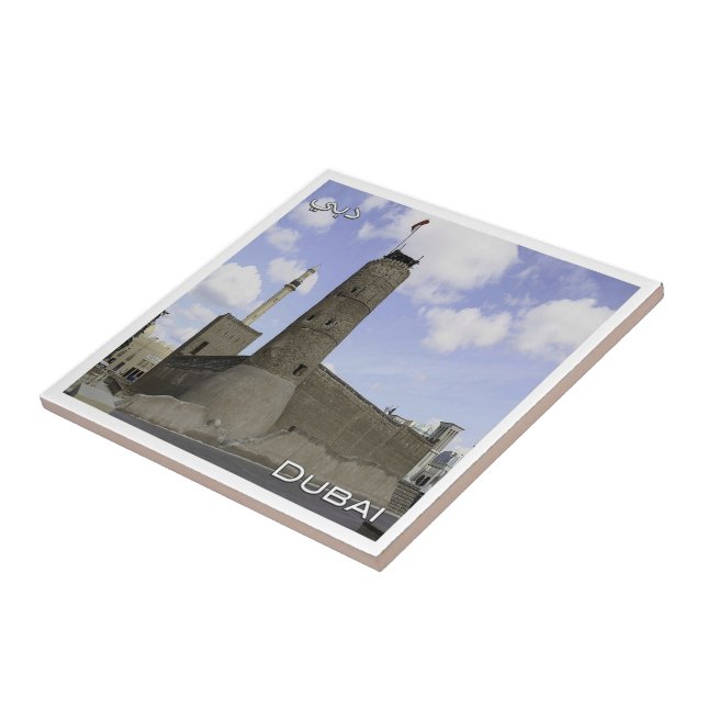 zAE050 DUBAI AL-FAHIDI FORT, UAE, Asien, Kakelplatta (Sidan)