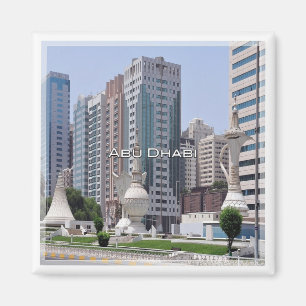 zAE055 ABU DHABI City Center, UAE, Fridge Magnet
