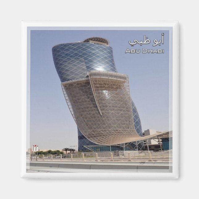 zAE057 KAPITAL GRIND Abu Dhabi, Förenade Arabemira Magnet (Framsidan)