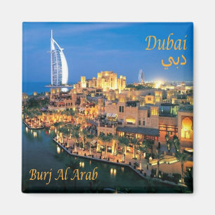zAE074 BURJ AL ARAB Dubai, Fridge Magnet