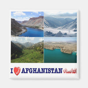 zAF005 I Kärlek AFGHANISTAN, Landscapes, Fridge Magnet