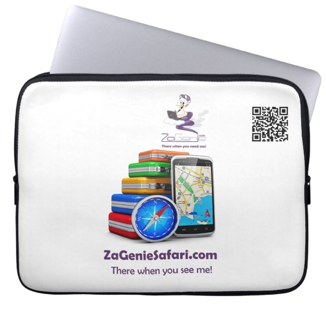 ZaGenie Safari - Laptop sleeve 13" (Framsidan)