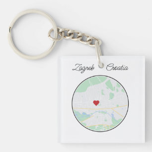 Zagreb City Karta Heart
