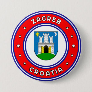 Zagreb Jackat av Arm Kroatien Knapp