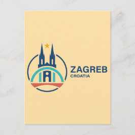 Zagreb Kroatien Europa Vykort