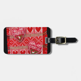 Zagreb Kroatien Souvenir Bagagebricka