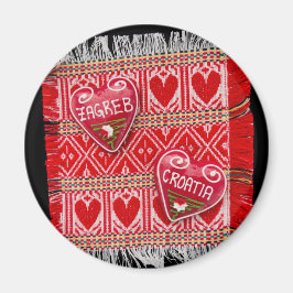 Zagreb Kroatien Souvenir Magnet