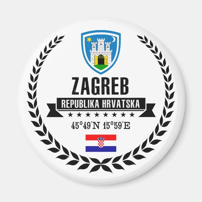 Zagreb Magnet (Framsidan)