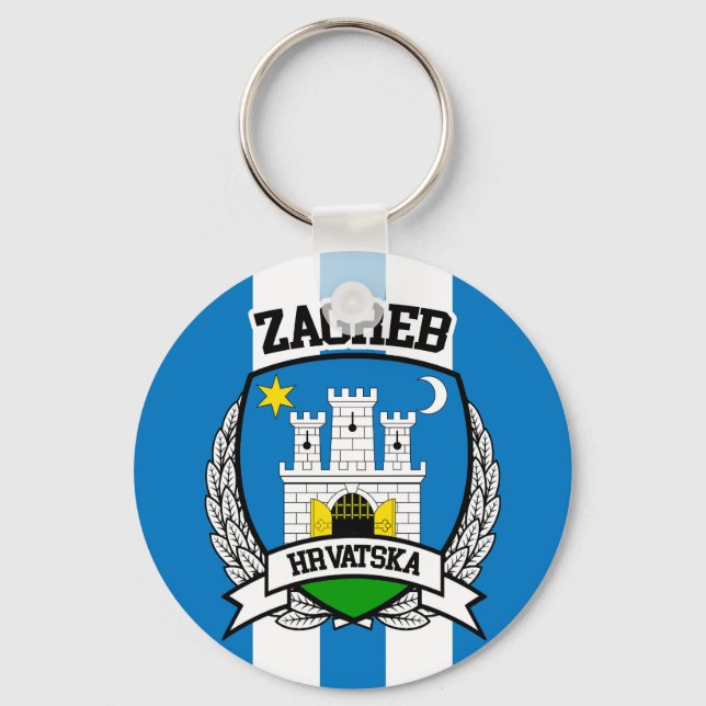 Zagreb Nyckelring (Framsida)