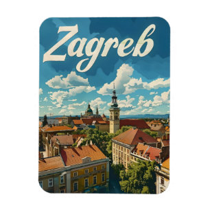 Zagreb Vintage resor Magnet