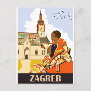 Zagreb Vykort