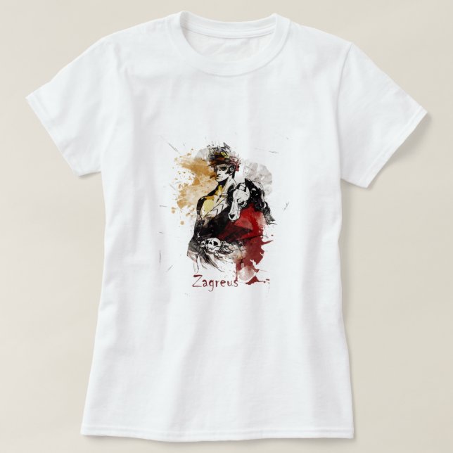 Zagreus - Hades *målarfärg* T Shirt (Design framsida)