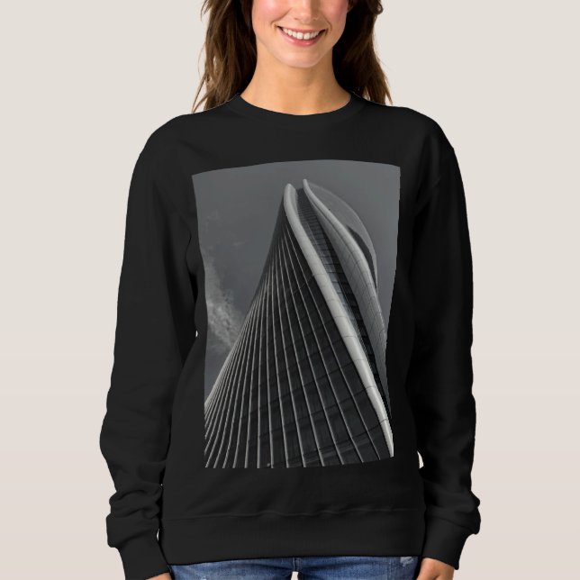 Zaha Architecture Skyscraper Building Office Urban T Shirt (Framsida)