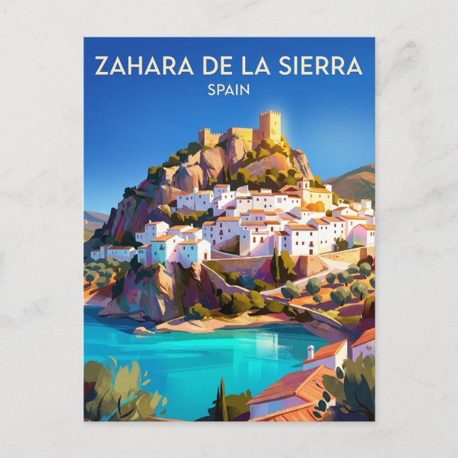 Zahara de la Sierra Spanien Vykort (Framsida)