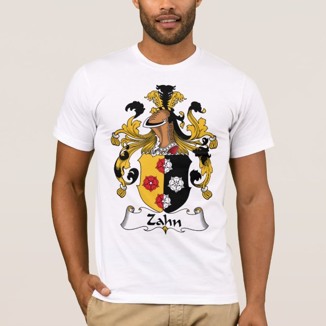 Zahn familjvapensköld tee shirt (Framsida)