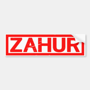 Zahur Frimärke Bildekal