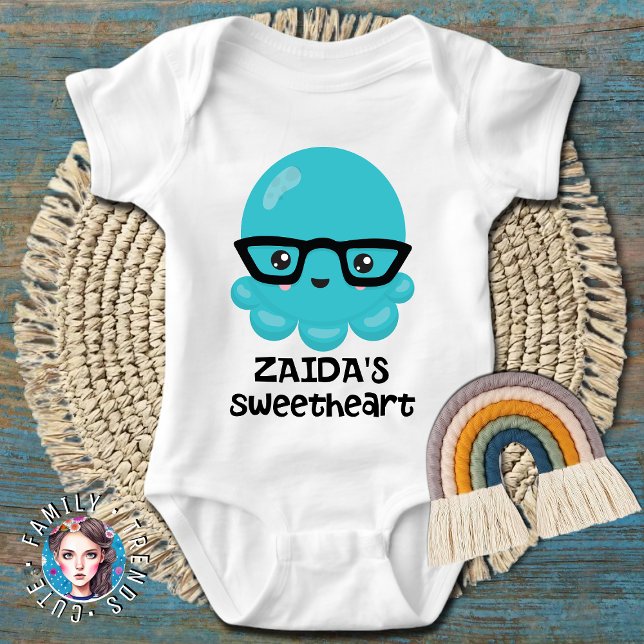 Zaida's Yiddisdiska SweBaby Kawaii Octopus T Shirt (Skapare uppladdad)