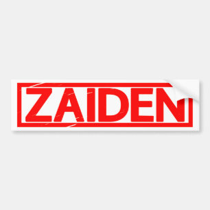 Zaiden Frimärke Bildekal