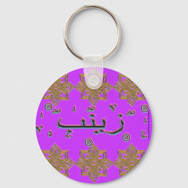 Zainab Zaynab arabic namn Nyckelring (Framsida)