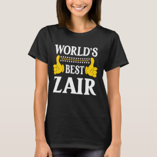 Zair Personal Namn Funny First Namn World's Best Z T Shirt