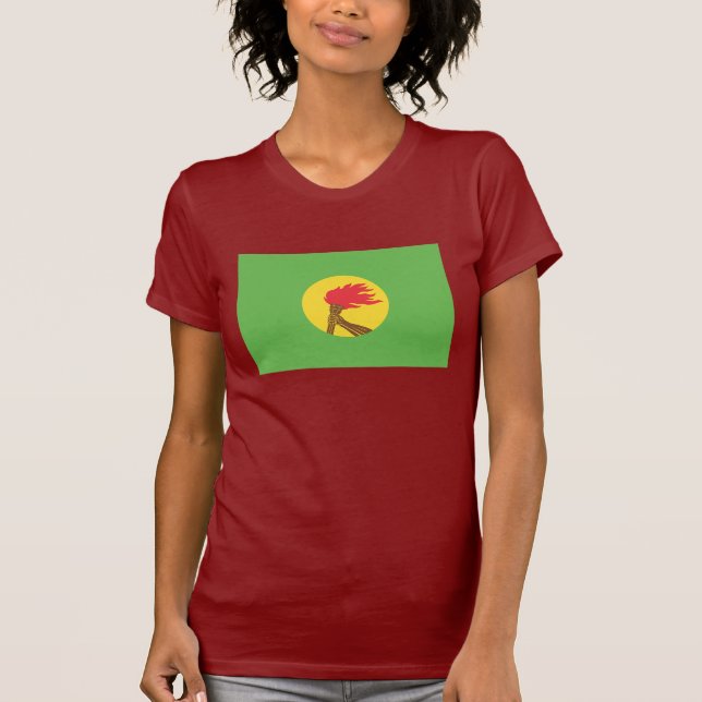 Zaire flagga t shirt (Framsida)