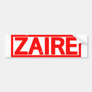 Zaire Frimärke Bildekal