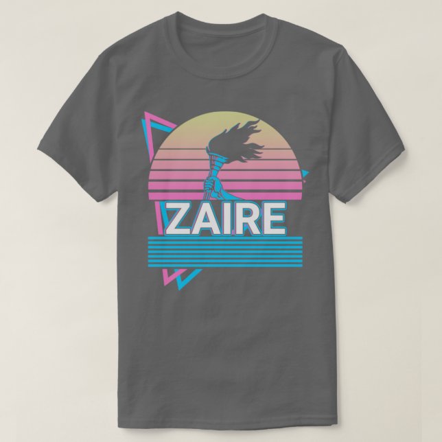 Zaire Kongo Congolese Retro Gift T Shirt (Design framsida)