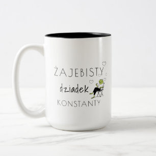 Żajebisty Dziadek Personlig Mugg Rolig Polsk