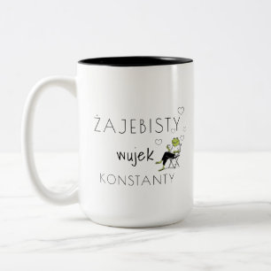 Żajebisty Wujek Personlig Mugg Rolig Polsk