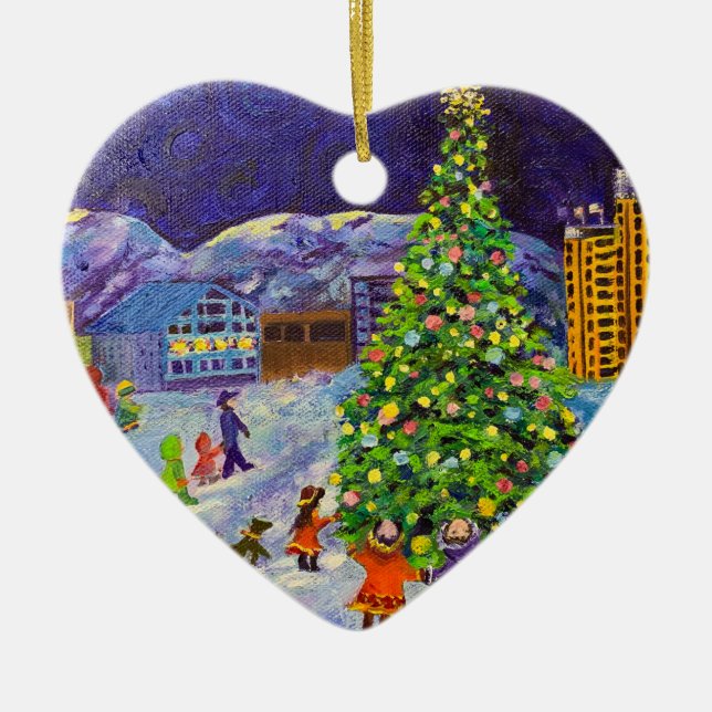 Zak & Lax Alaska Ceramic Ornament (Framsidan)