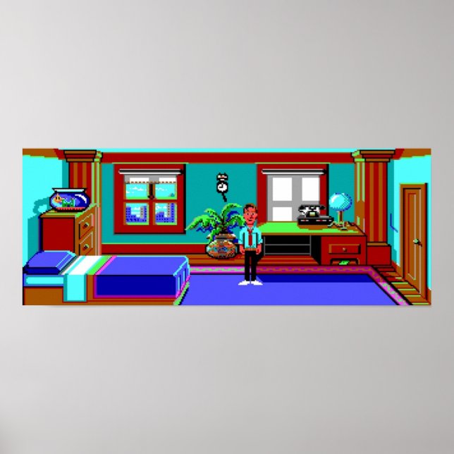 Zak McKracken och Alien Mindbenders 03 Poster (Framsidan)