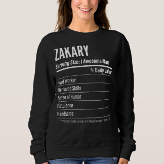 Zakary Serve Storlek Nutrition Label Calories T Shirt