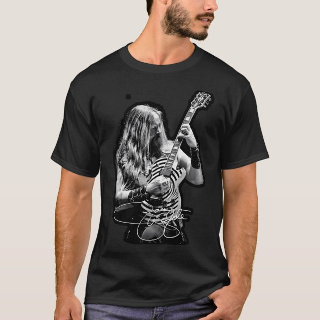 Zakk Wylde American Guitarist Singer And Songwrite T Shirt (Framsida)