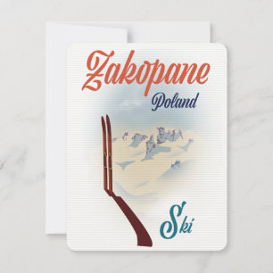 Zakopane Poland ski-skidposter
