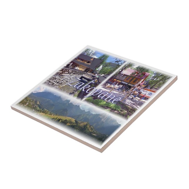 ZAKOPANE, Polen, Europa Kakelplatta (Sidan)