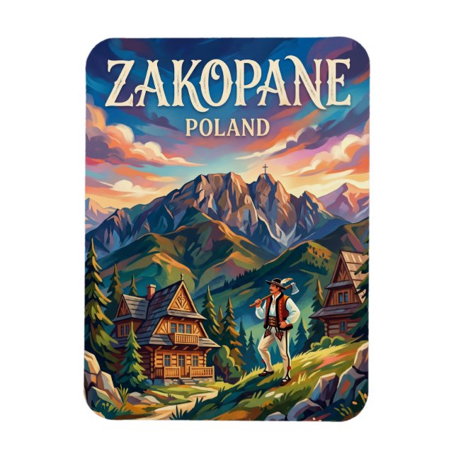 Zakopane Polen Magnet (Vertikal)