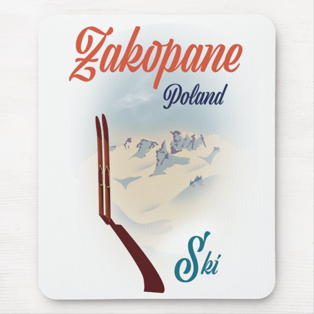 Zakopane Polen skidposter Musmatta (Framsidan)